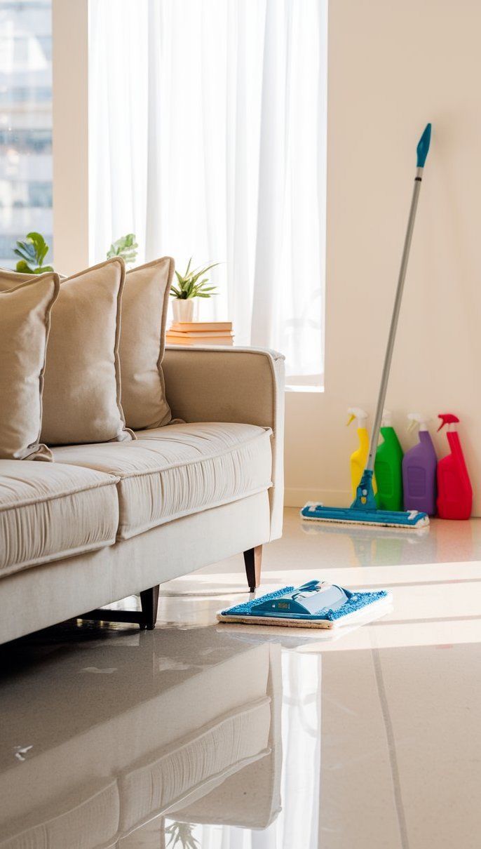 شركة تنظيف في الرحمانية عملية التنظيف خطوة بخطوة