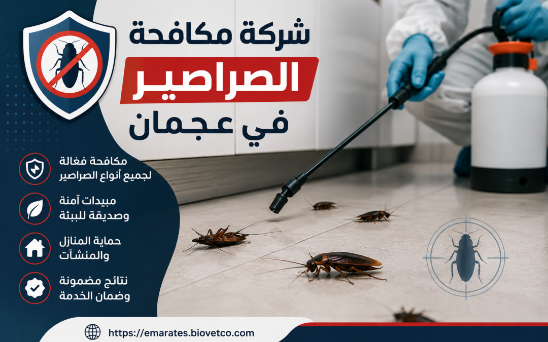 شركة مكافحة الصراصير في عجمان
